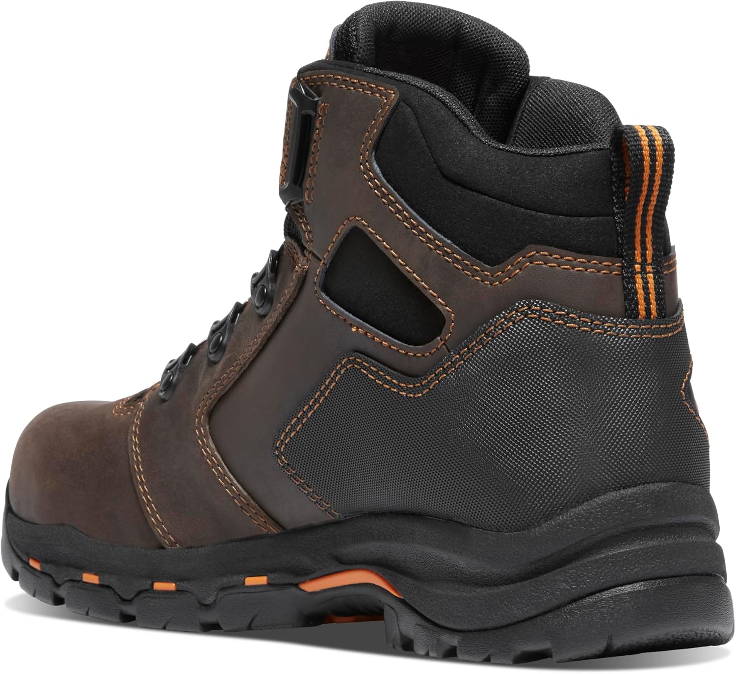 Ботинки Danner Vicious с композитным носком 4,5 для мужчин - из кожи полного зерна с дышащей подкладкой Gore-Tex, системой быстрого шнурования и подошвой с нескользящей пяткой, оранжевый — фото 3