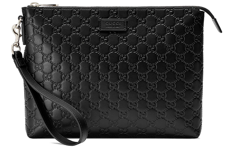 

Кожаный клатч мужской черный GUCCI