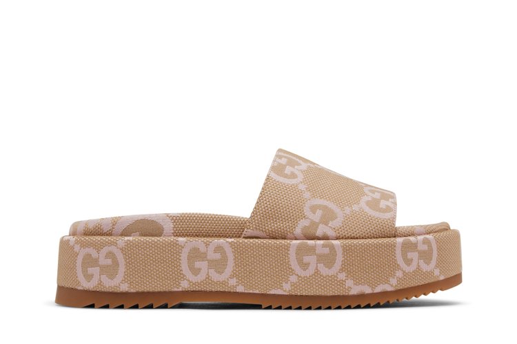 

Кроссовки Gucci Wmns Platform Slide Sandal, кремовый, Бежевый, Кроссовки Gucci Wmns Platform Slide Sandal, кремовый