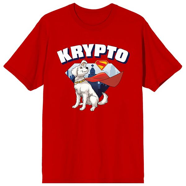 

Футболка с принтом Superman 2025 Krypto Skyline Licensed Character