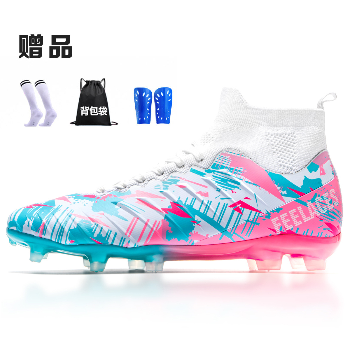 

FEELACES Унисекс футбольные бутсы Ice Sharp White, Pink Climb 1.0 — Ослепительный синий (длинные шипы), цвет Dazzling Blue (Long Stud)