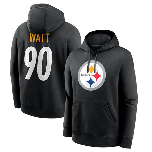 Толстовка с капюшоном мужская TJ Watt Pittsburgh Steelers Nike