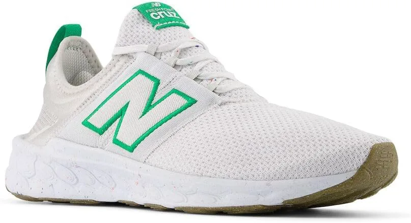 Мужские кроссовки New Balance Fresh Foam X Cruz Artisan V3, белый/зеленый/серый — фото 4