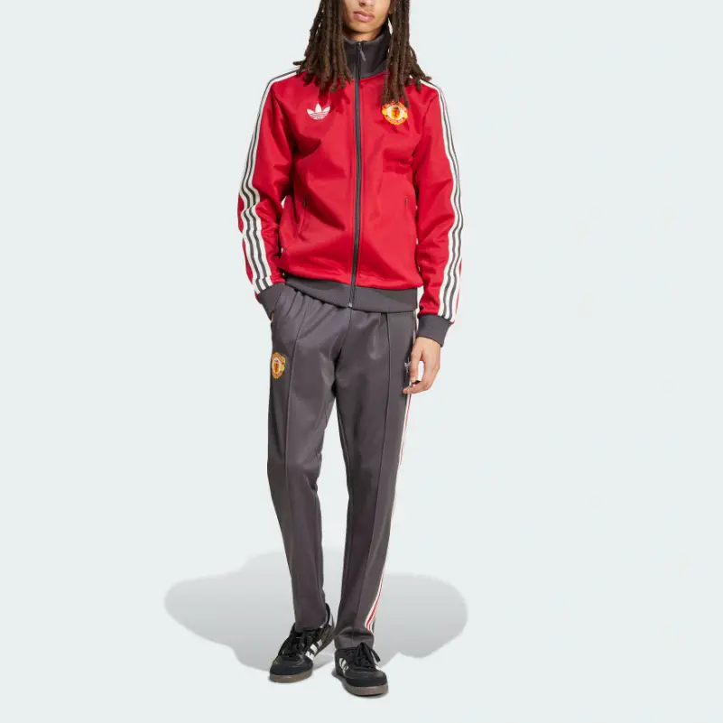 Брюки Manchester United Originals Adidas Originals, графит — фото 4