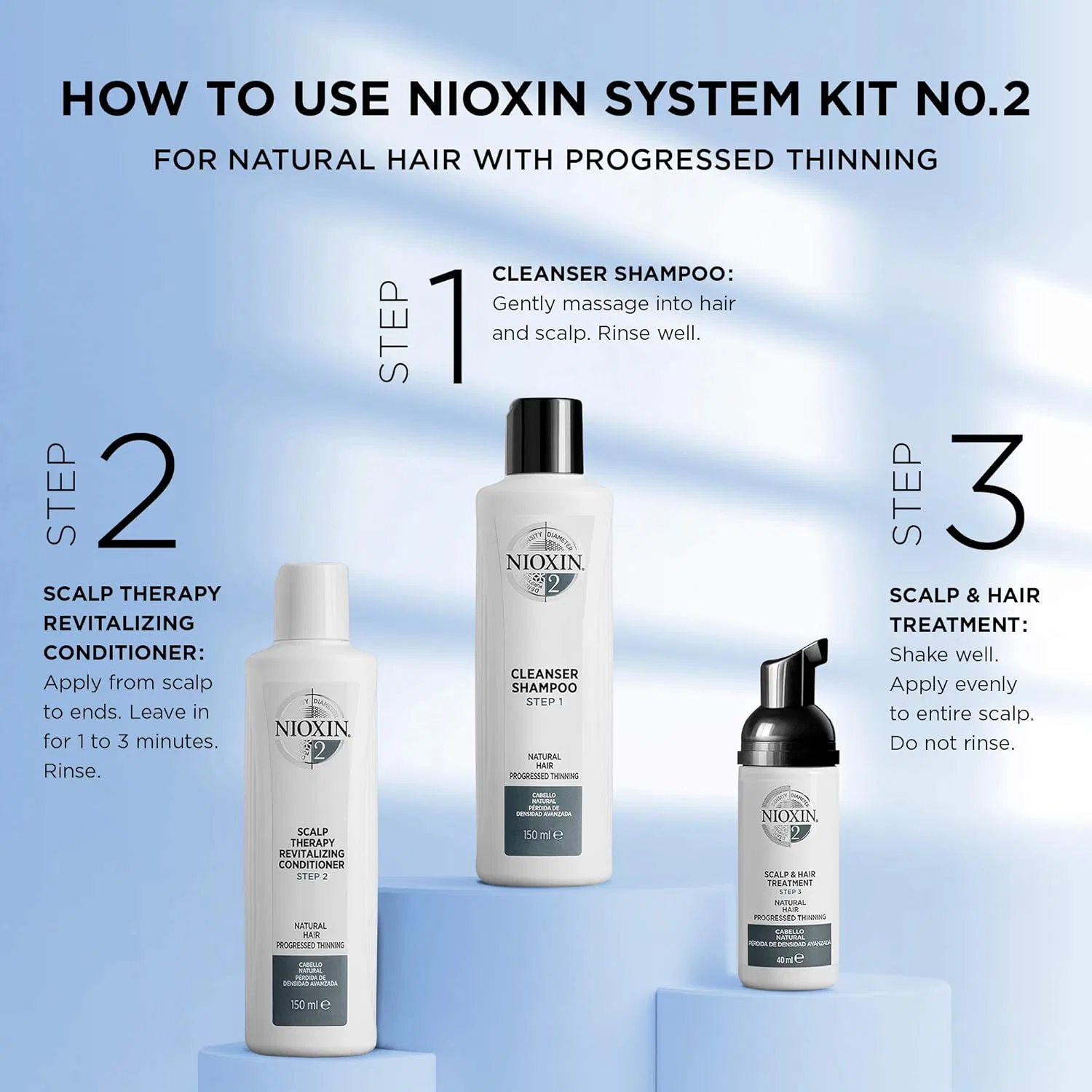 Набор Nioxin System 2 для утолщения и объема волос Nioxin — фото 3