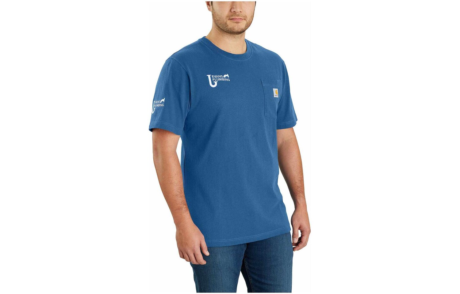 

Футболка мужская Lake Blue Carhartt, цвет Lake Blue, Синий, Футболка мужская Lake Blue Carhartt, цвет Lake Blue