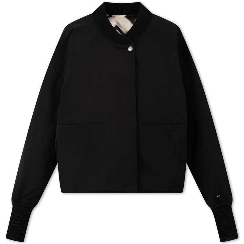 Tommy Hilfiger Женская куртка черная с белым, Black/Black White BDS — фото 3