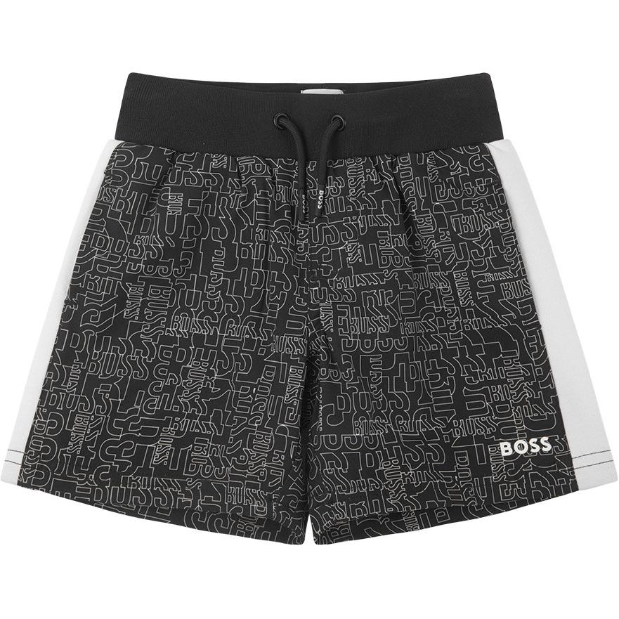 

Повседневные шорты детские черные HUGO BOSS