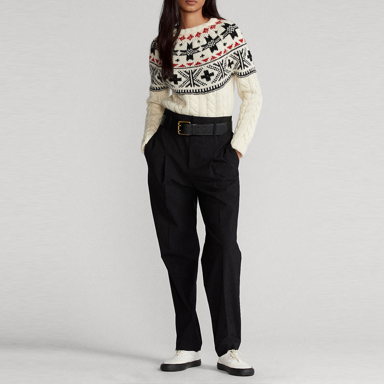 Polo Ralph Lauren Свитер SS23 женский белый — фото 4
