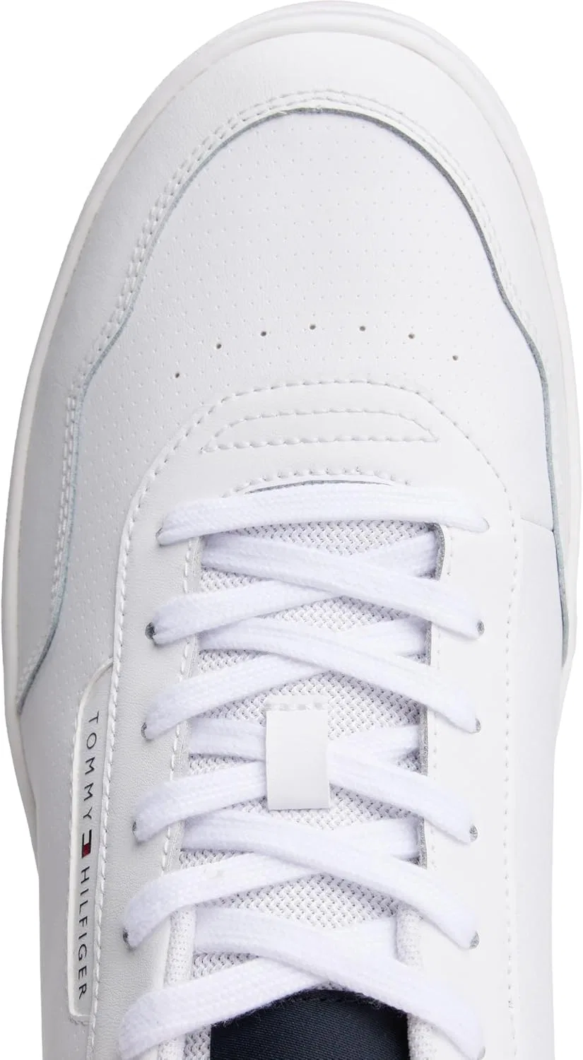 Мужские низкие кроссовки Tommy Hilfiger Cupsole Basket Core, Blue Rwb — фото 4