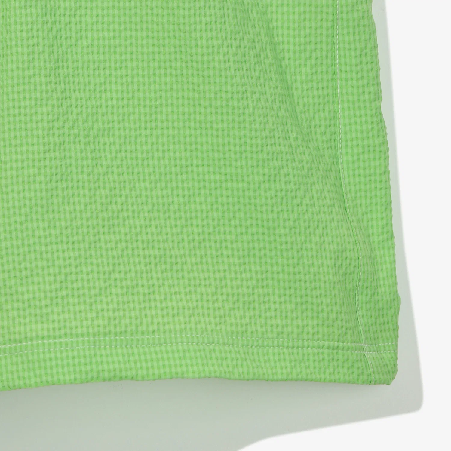 Детские шорты из сирсакера Nature, зелёные, от Fila Kids — фото 4