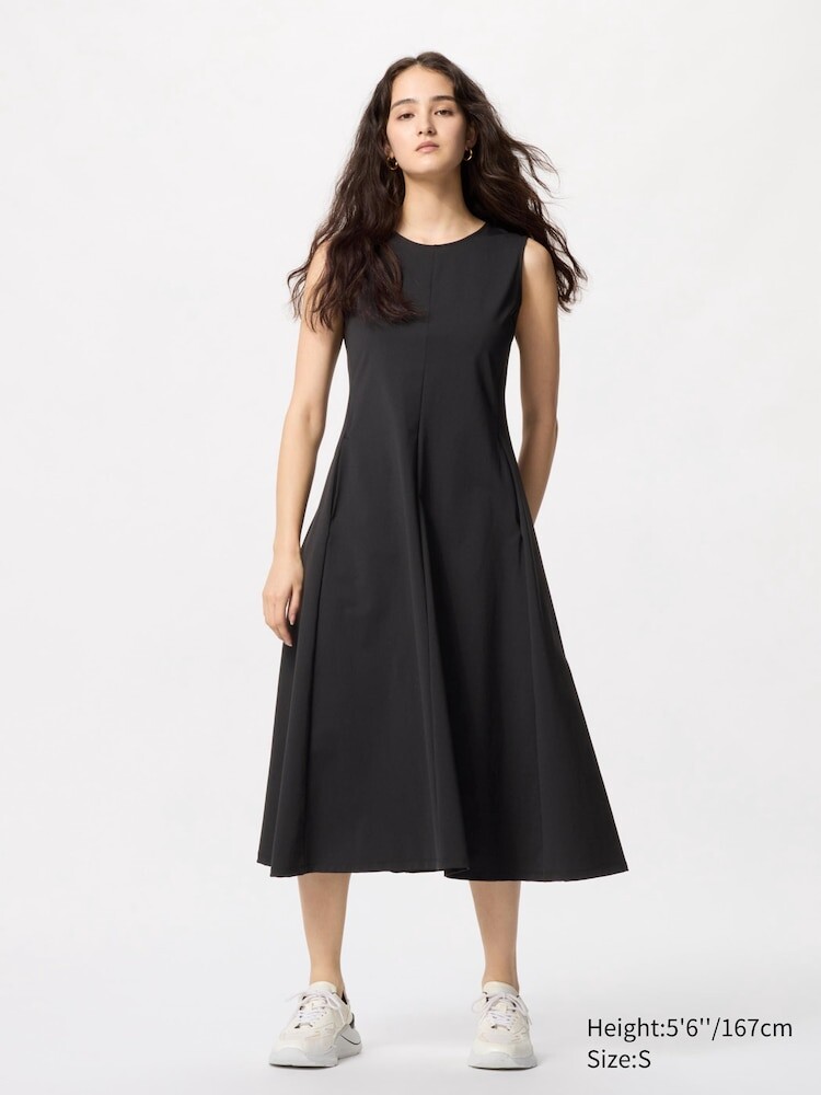 

Платье ultra stretch без рукавов Uniqlo, цвет 09 черный