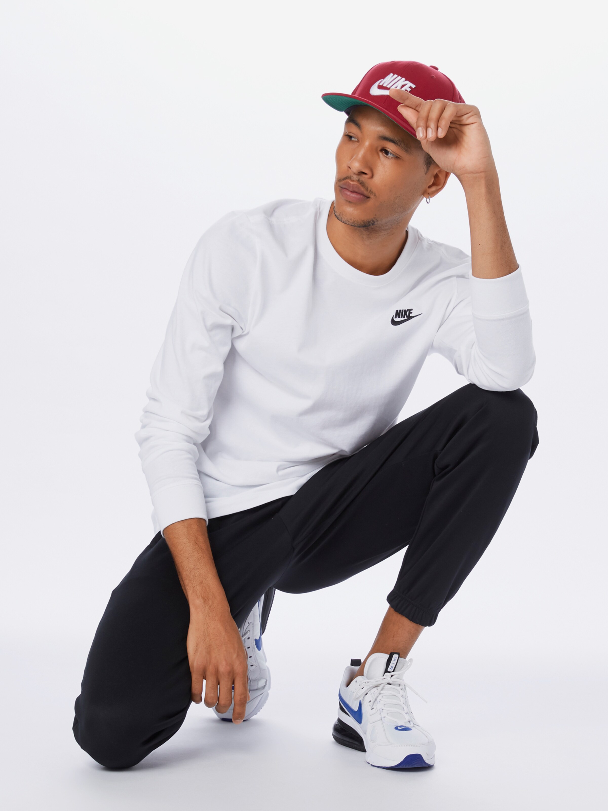 Nike Sportswear Футболка 'Club' в белом цвете — фото 4