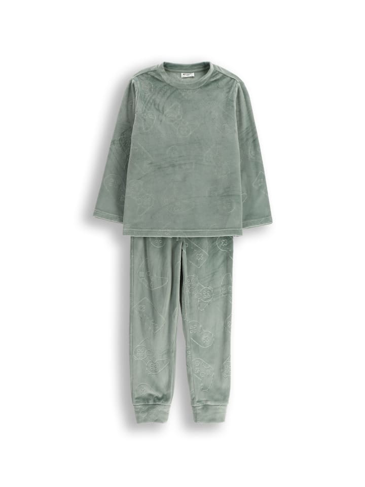 

Coccodrillo Детская велюровая пижама зеленого цвета