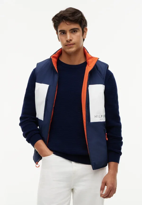 Жилет реверсивный регата Tommy Hilfiger, ярко-оранжевый