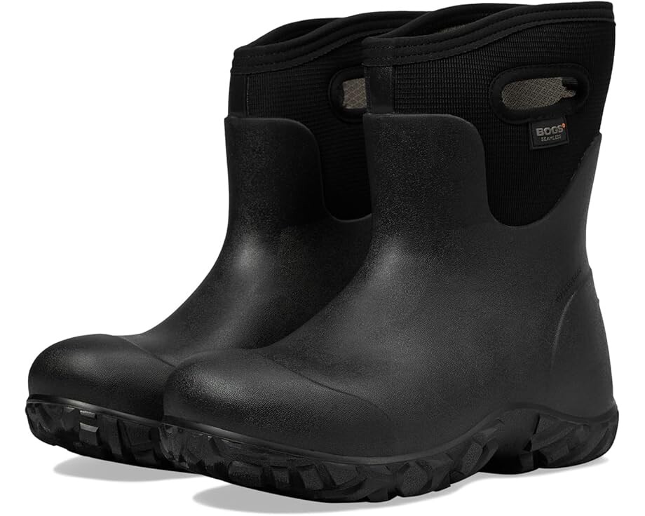

Ботинки Bogs Workman Mid Soft Toe, черный