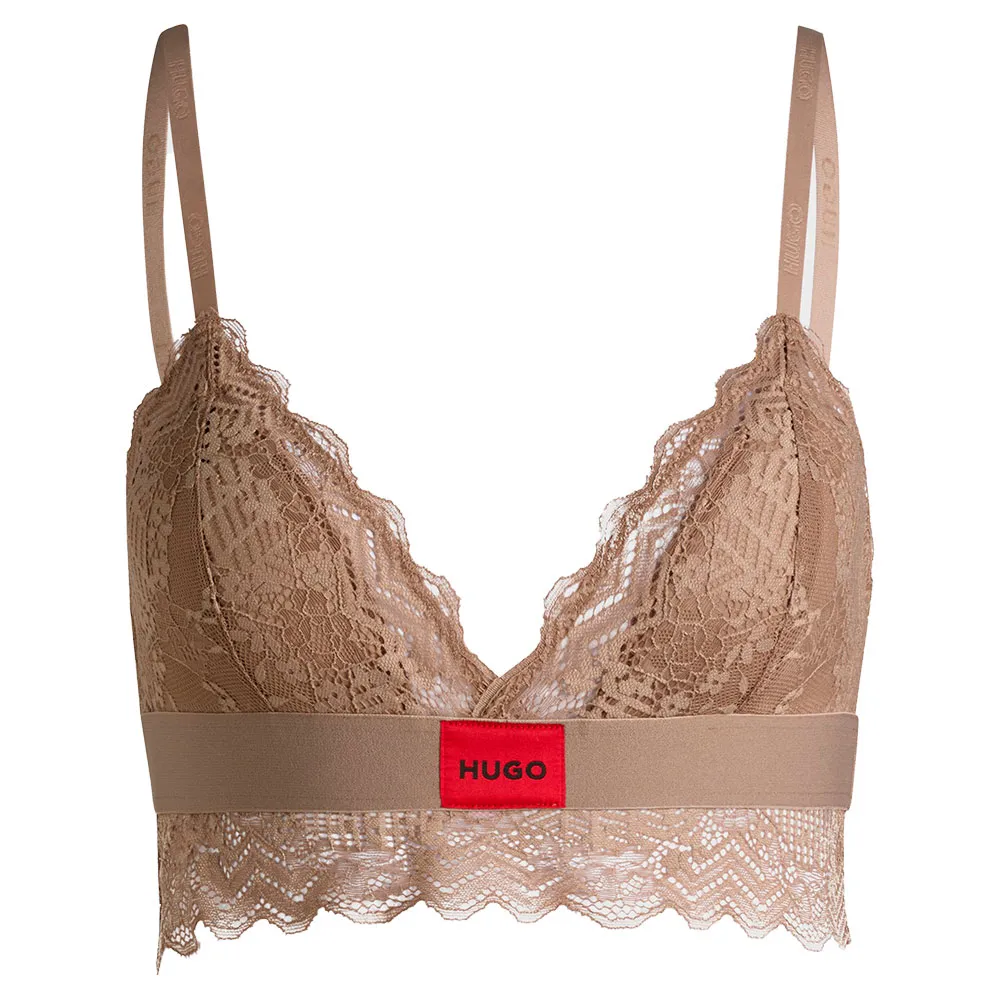 

Бюстгальтер HUGO Rl Lace, коричневый