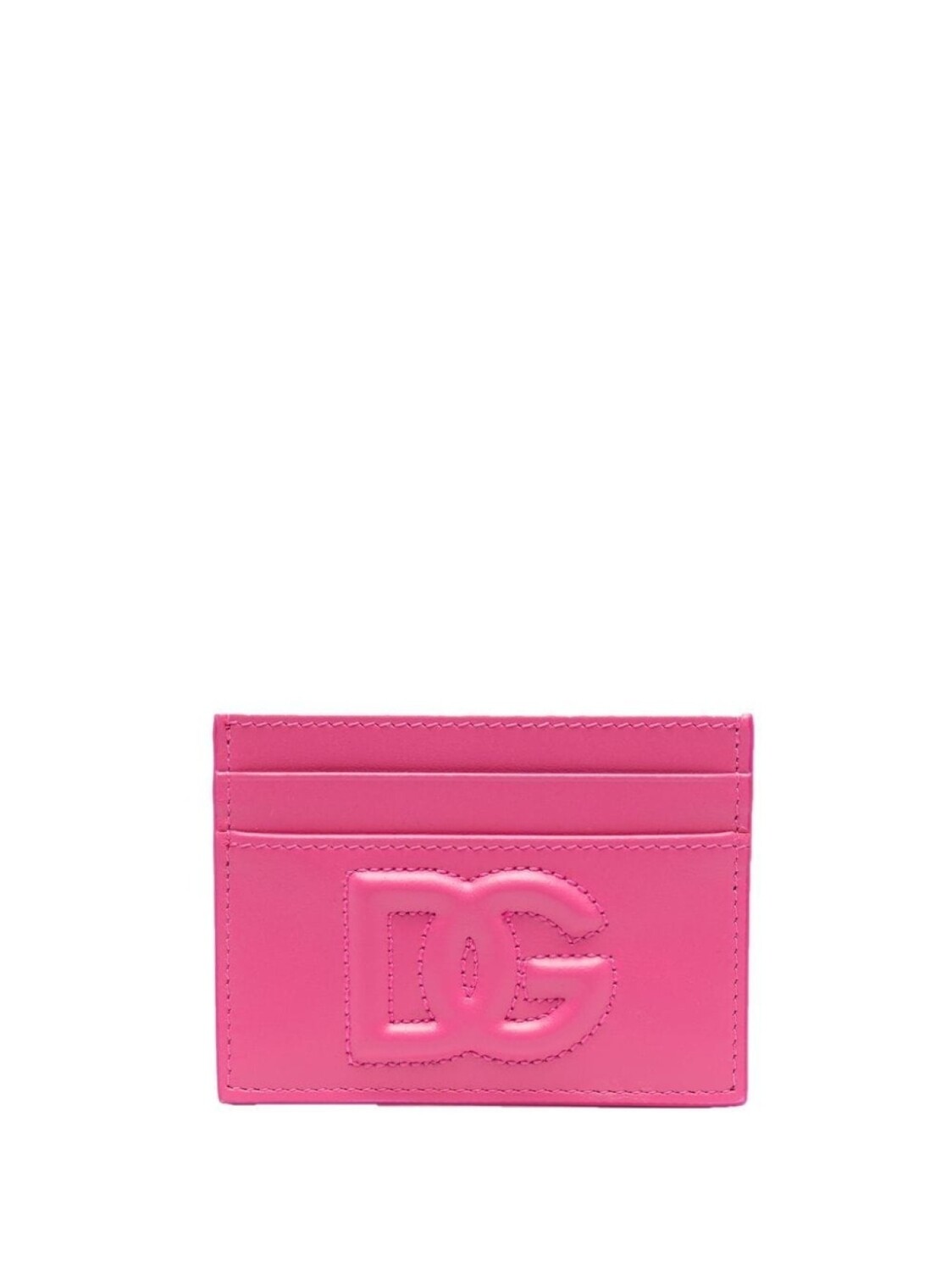 

Dolce & Gabbana картхолдер с тисненым логотипом, розовый