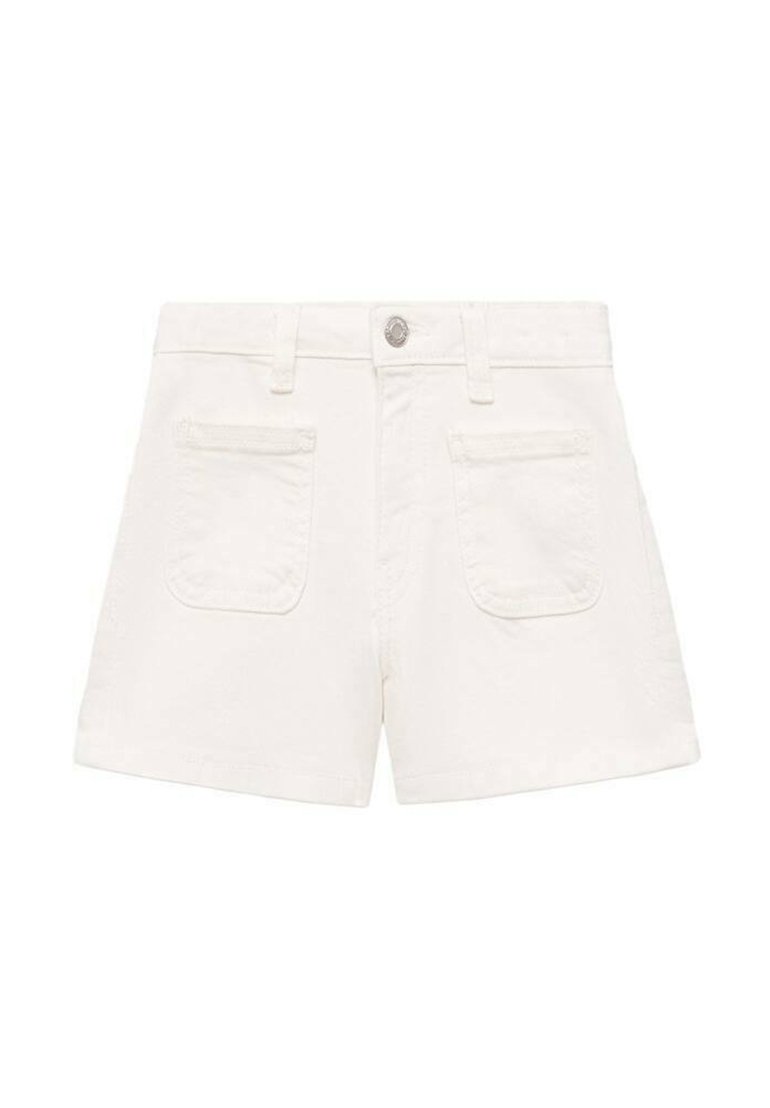 

Джинсовые шорты JENNA Mango Kids, белый