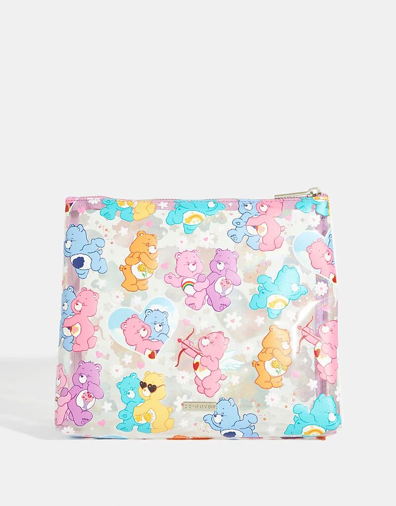 

Косметичка Skinnydip London Care Bears с блестками, многоцветная