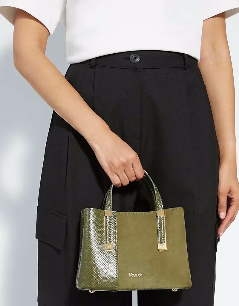 

Сумка-грелка Dinkydorry темно-зеленого цвета Dune London, Зеленый, Сумка-грелка Dinkydorry темно-зеленого цвета Dune London