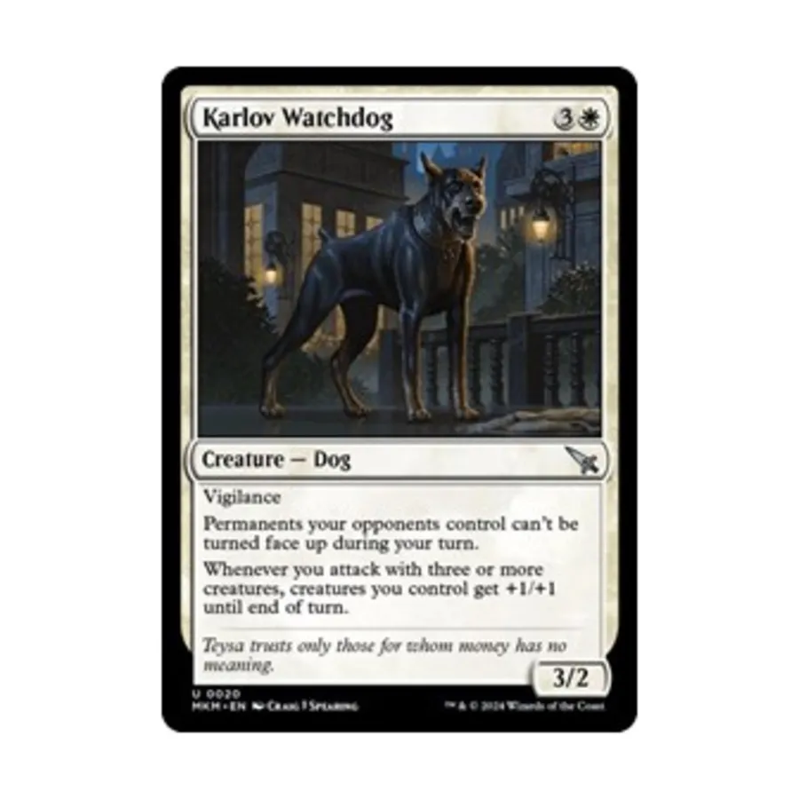 

CCG Карлов Сторожевой (U), MTG - Murders at Karlov Manor