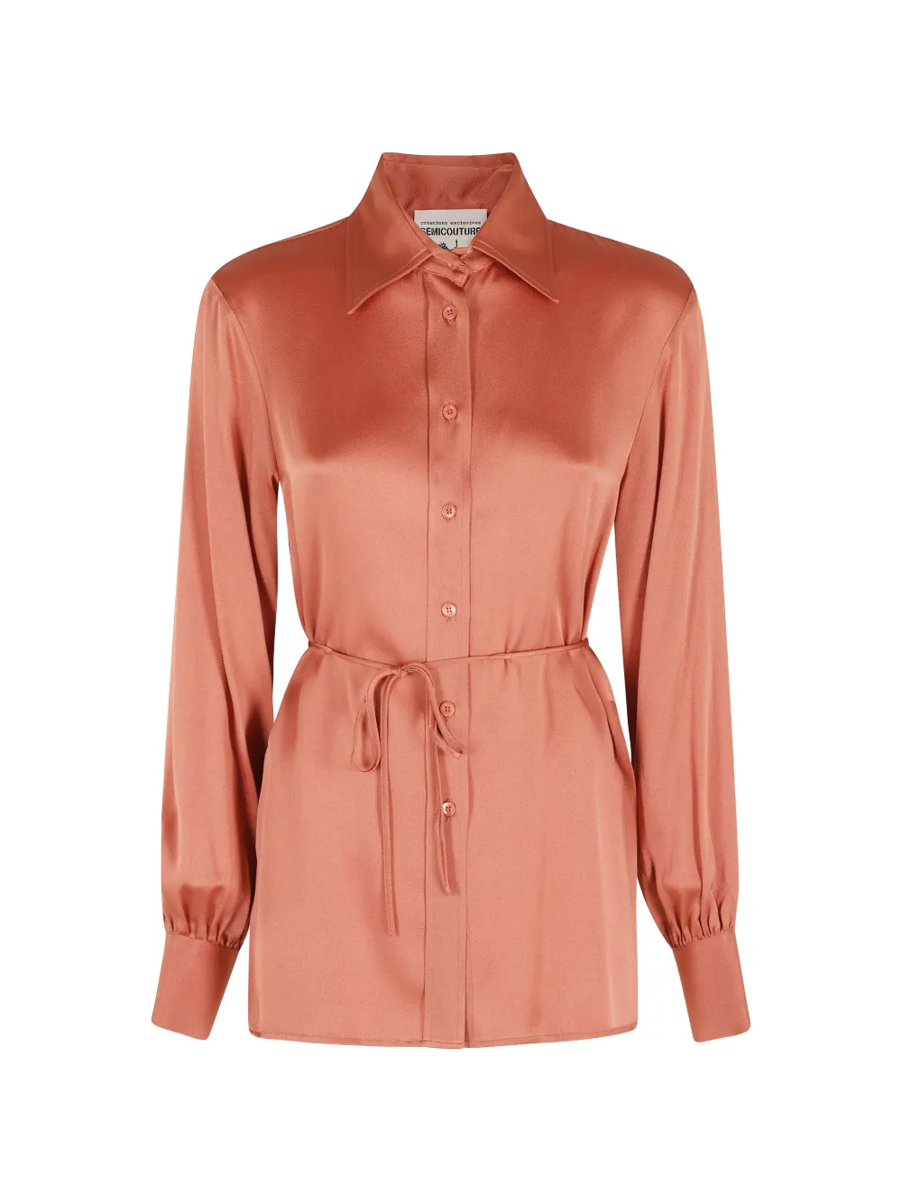

Рубашка Juana с поясом на талии Semicouture, оранжевый