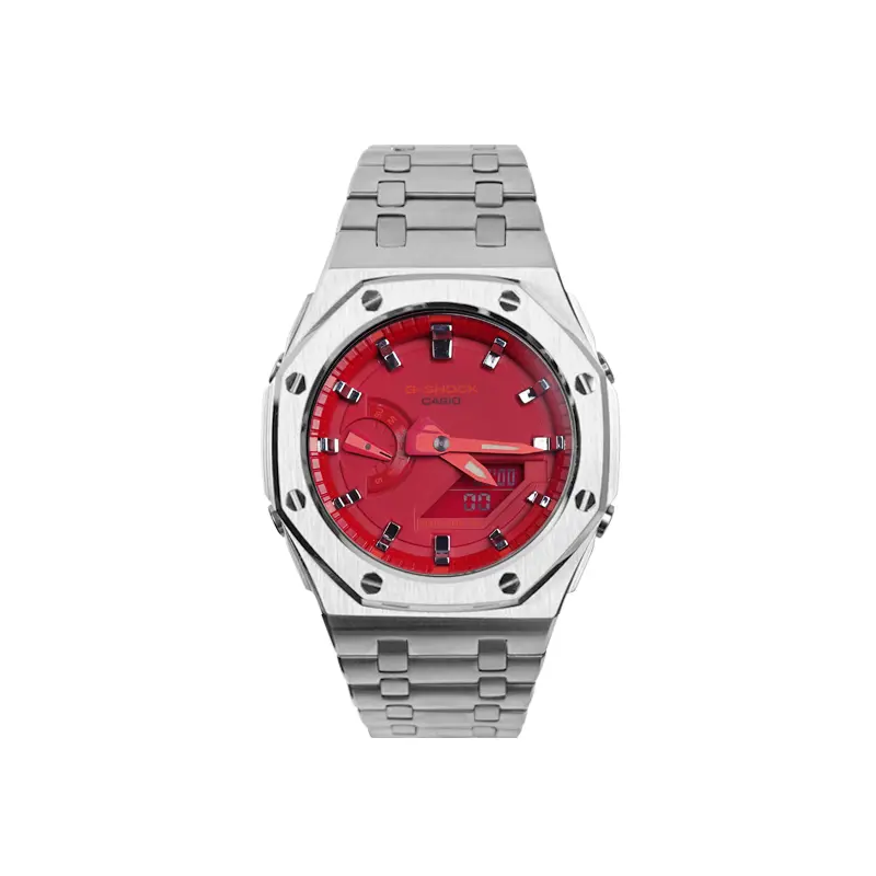 

CASIO Часы Unisex Liquid Crystal/Analog Dual Display Series Red Watch