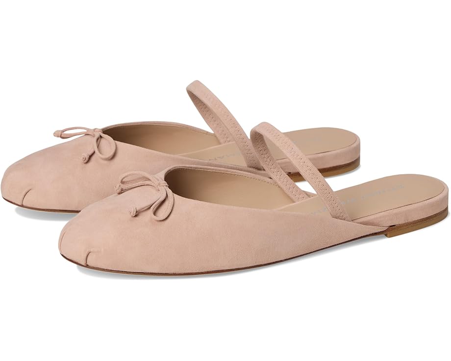 Балетки Stuart Weitzman Prima Bow Ballet Mule, цвет Blushful