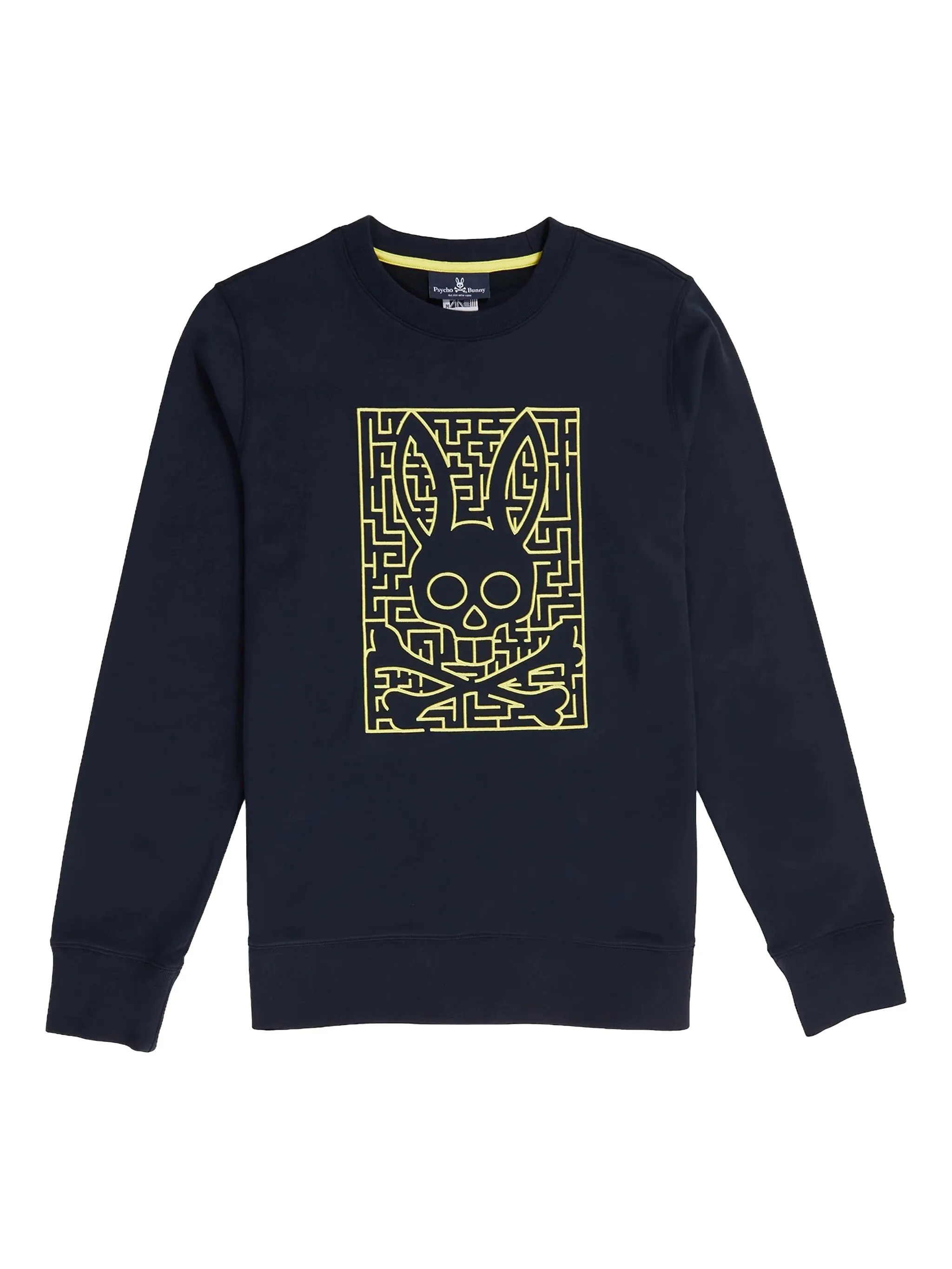 

Хлопковая толстовка Psycho Bunny, синий