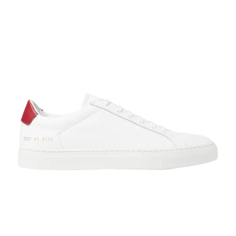 

Кроссовки Common Projects Achilles Retro Low 'White Red', белый