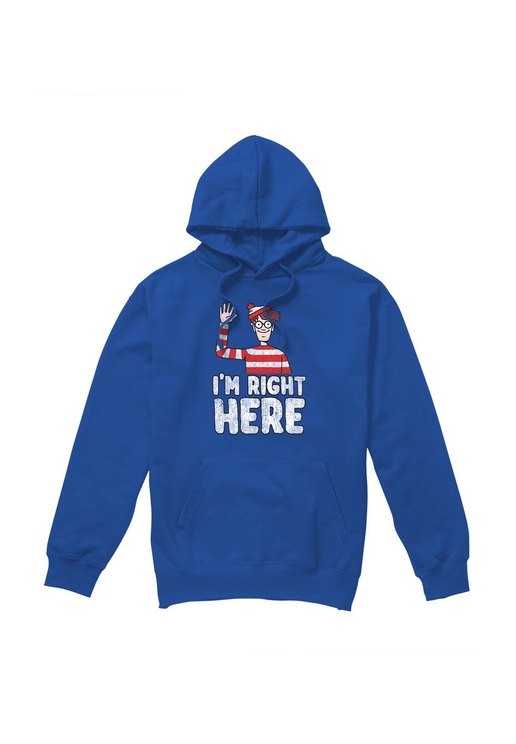 

Толстовка WHERE' WALDO I' RIGHT HERE PRINT Cotton Soul, синий