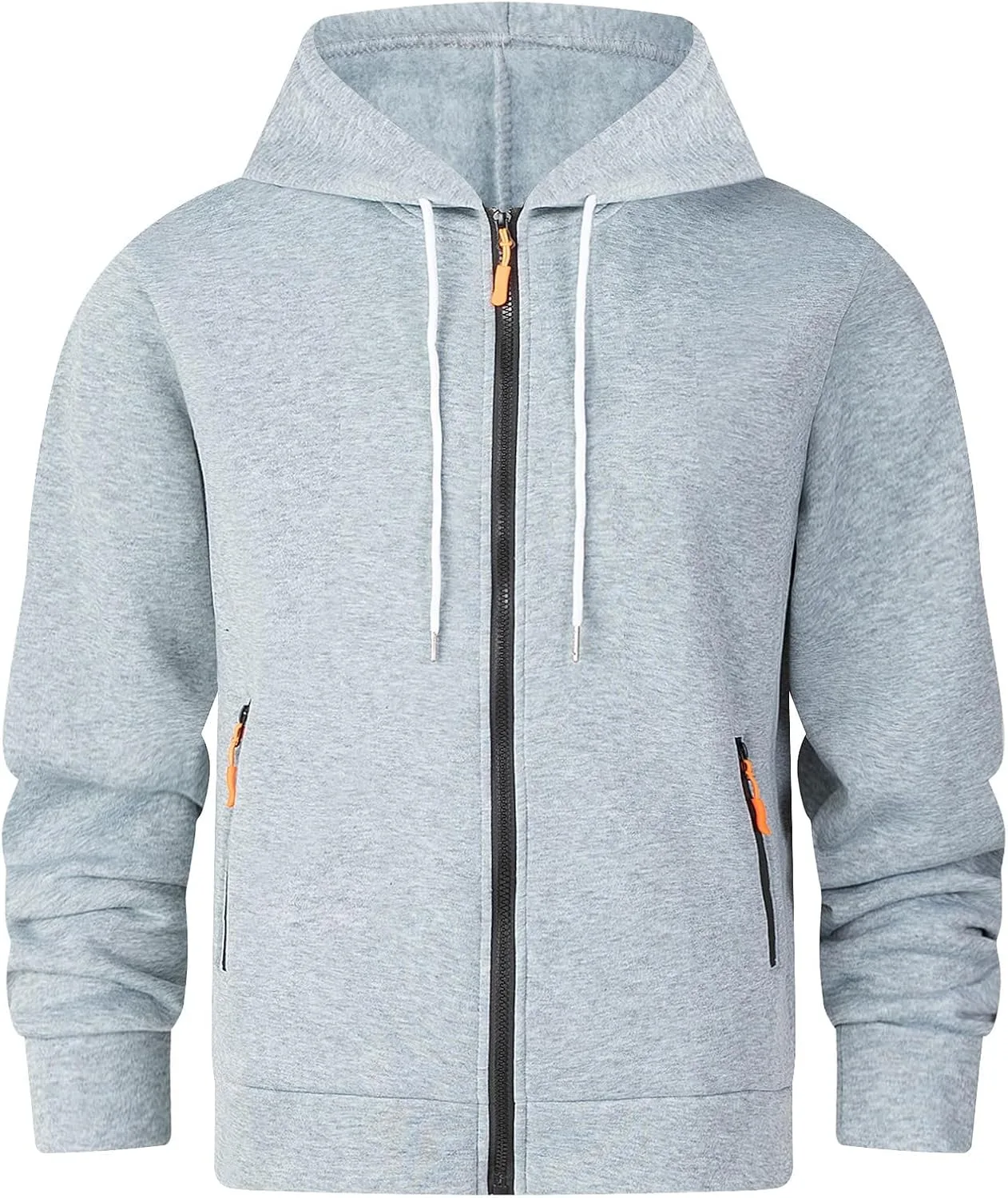 

Мужская худи с молнией Casual Solid LLJYLYHRHD