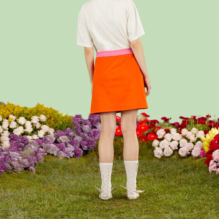 Юбка Gucci, оранжевый — фото 3