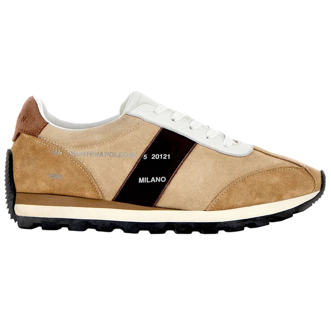 86er Low-Top Casual Shoes Women's Light Brown HOGAN