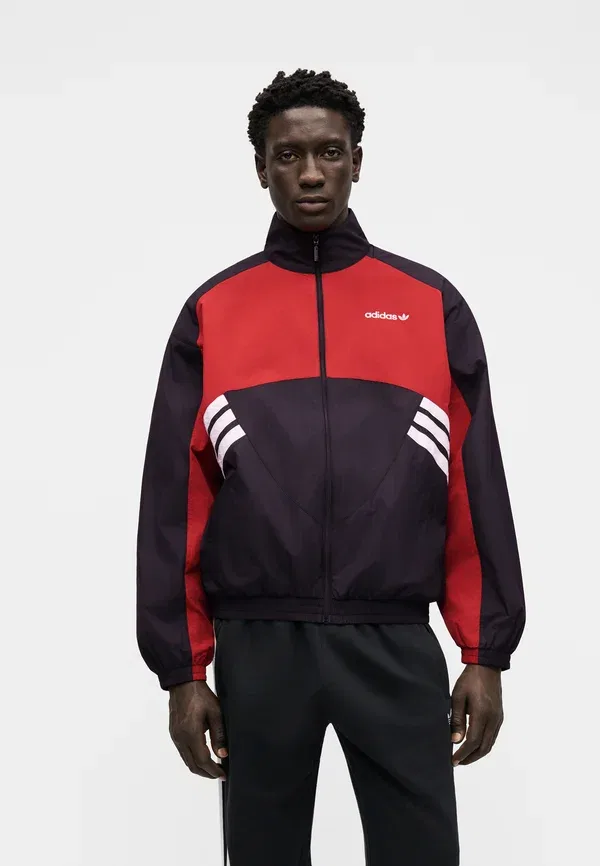 Куртка легкая Adidas Originals, черный/командный красный — фото 3