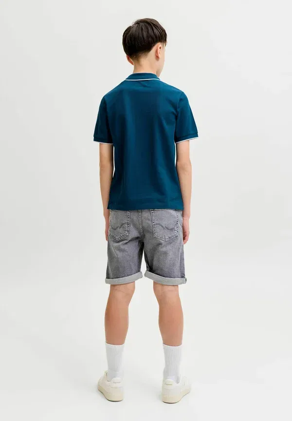 Поло Jack & Jones Junior, цвет имение синий — фото 3