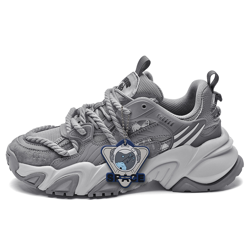 

SK.TRIP Кроссовки Hurricane Low Top Chunky Unisex Phantom Gray с подвеской, цвет Phantom Gray (Pendant)