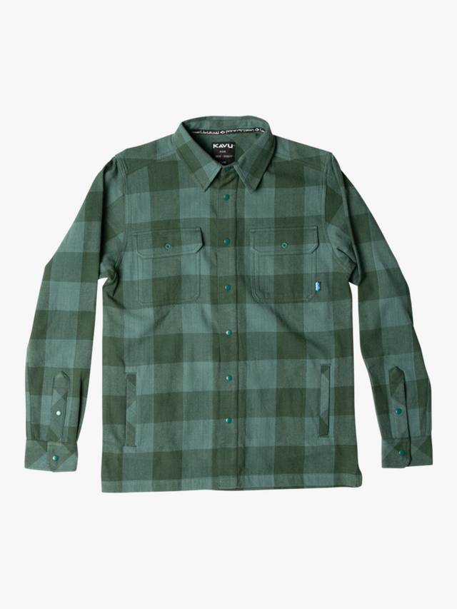 

Нортлейк хлопковая рубашка с длинным рукавом и воротником в клетку KAVU