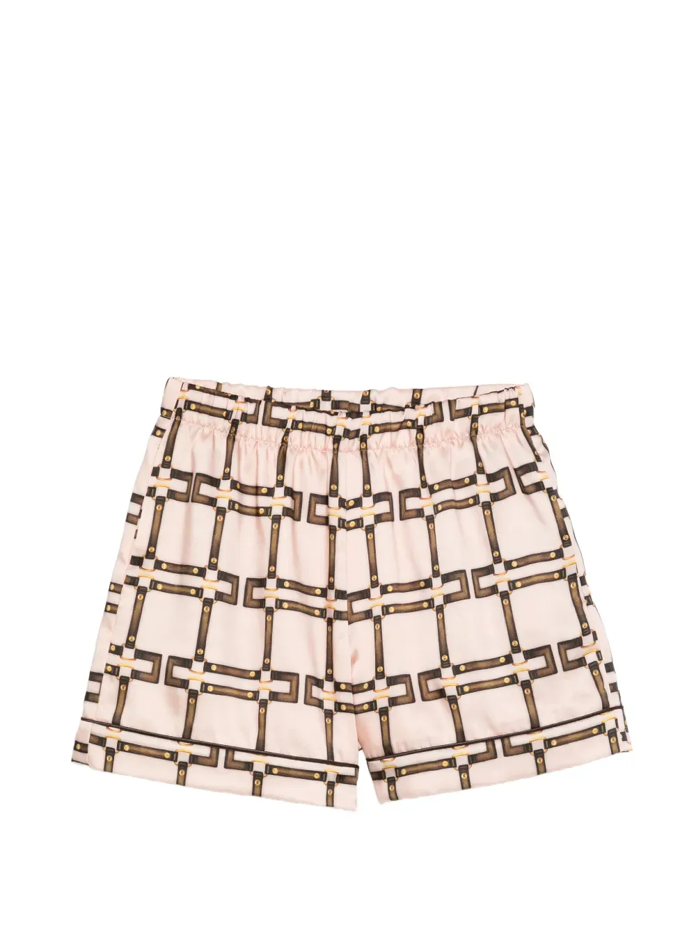 Шорты с узором Elisabetta Franchi La Mia Bambina, розовый