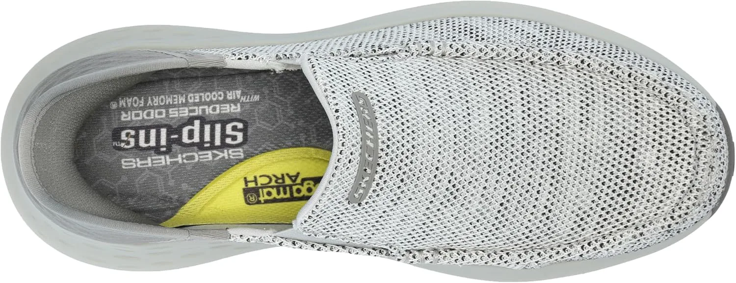 Лоферы Skechers USA Men's Mens Parson - MOX Hands Free Slip-in, серый — фото 4