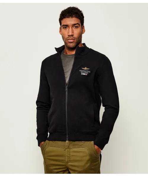 

Толстовка Regular fit Aeronautica Militare, черный