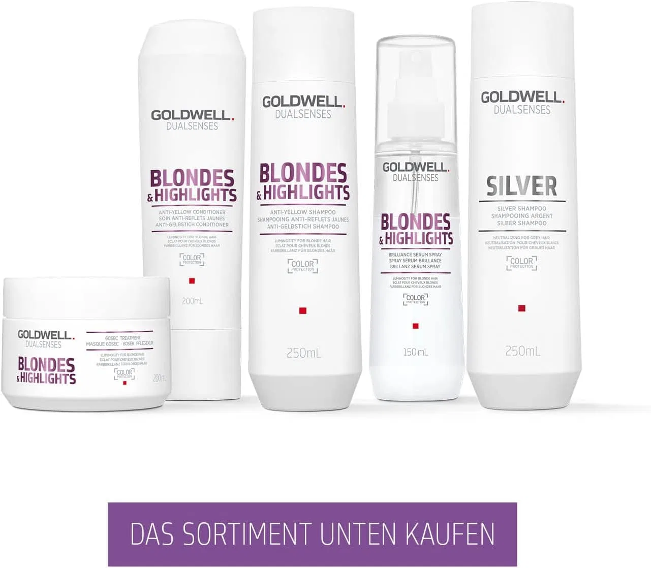 Шампунь Goldwell Dualsenses Blondes and Highlights Anti Yellow, 1 л Goldwell — фото 4