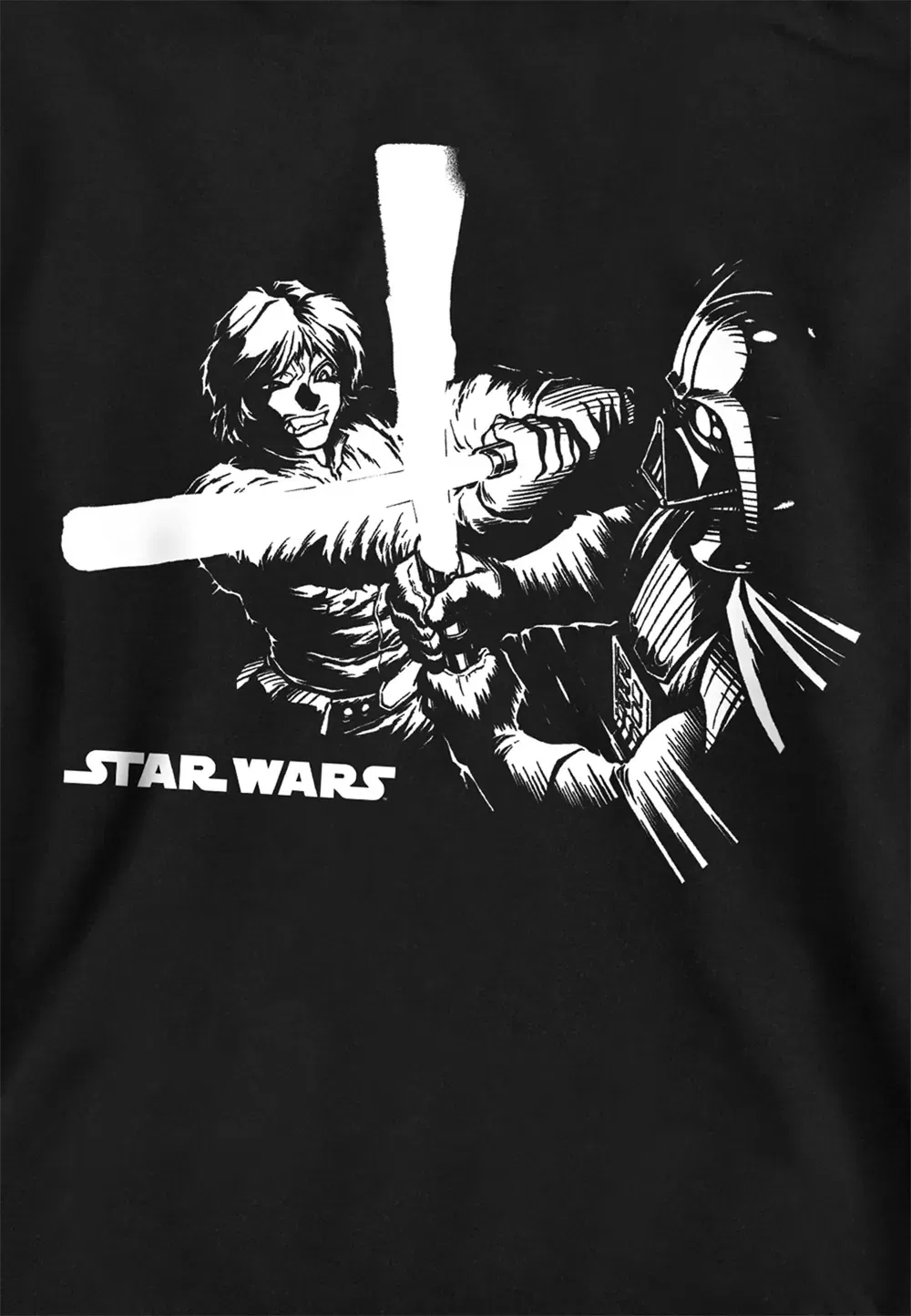 Детская толстовка Disney Star Wars с принтом, черный — фото 2