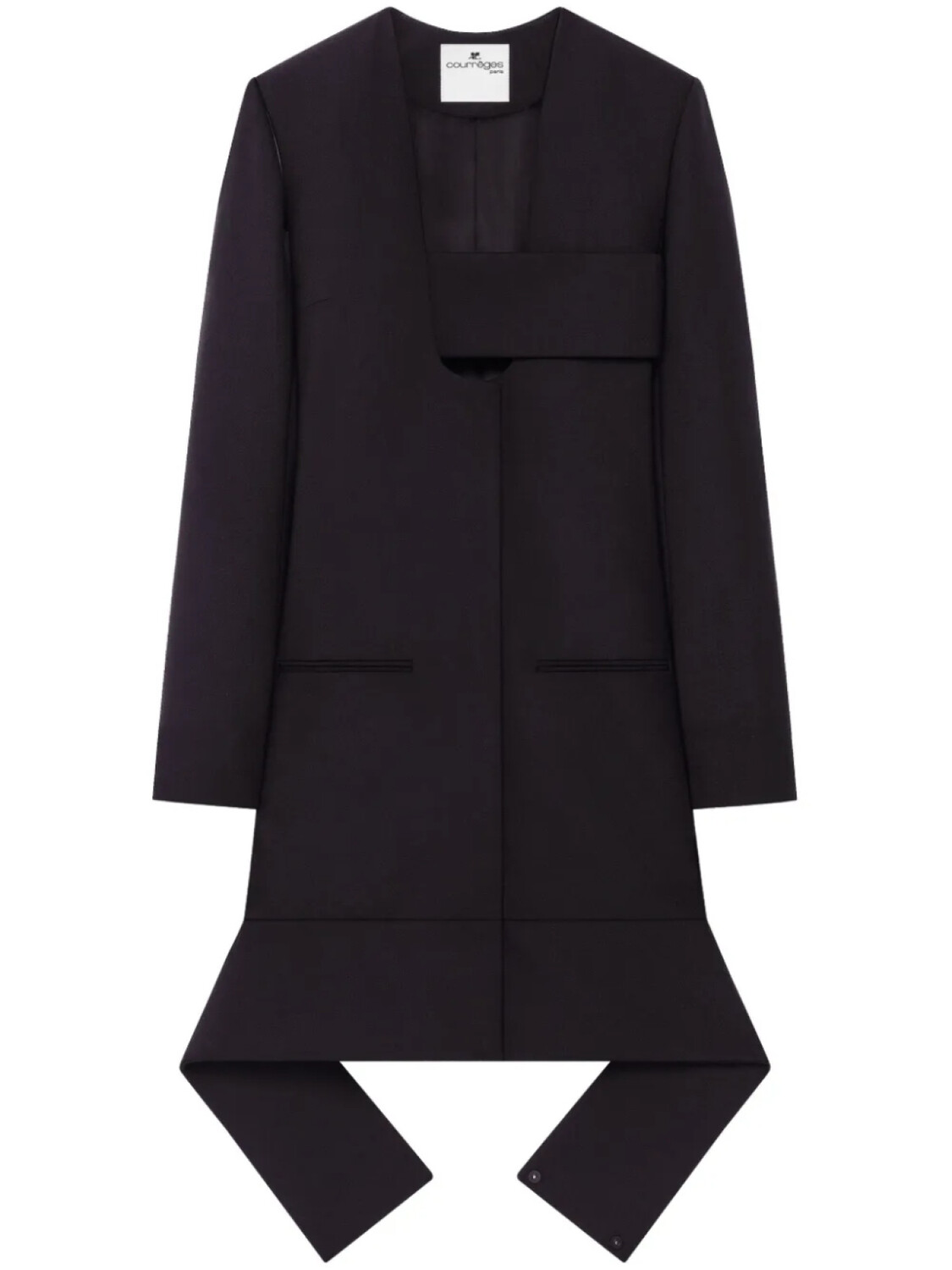 

Платье мини Courrèges Infinity, черный