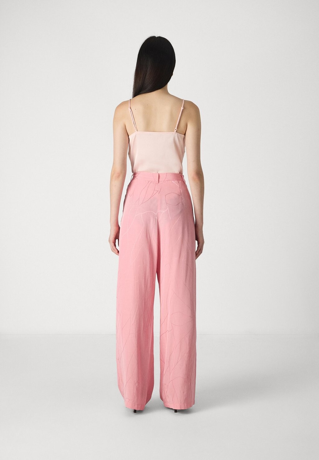 

Брюки SLFDIMITRA WIDE PANT Selected, светло-розовый