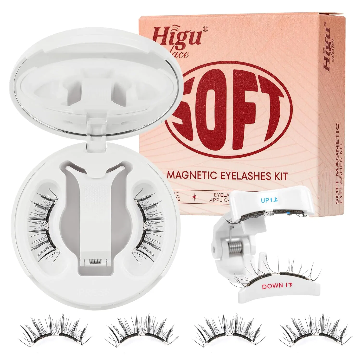 Мягкие магнитные ресницы Higu clace без подводки Higu Clace
