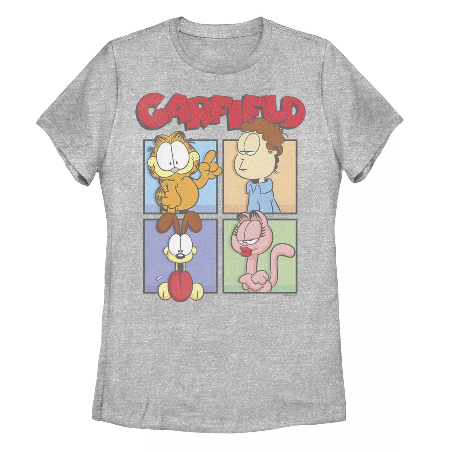 

Футболка с рисунком Garfield Boxes для юниоров, групповая съемка Licensed Character