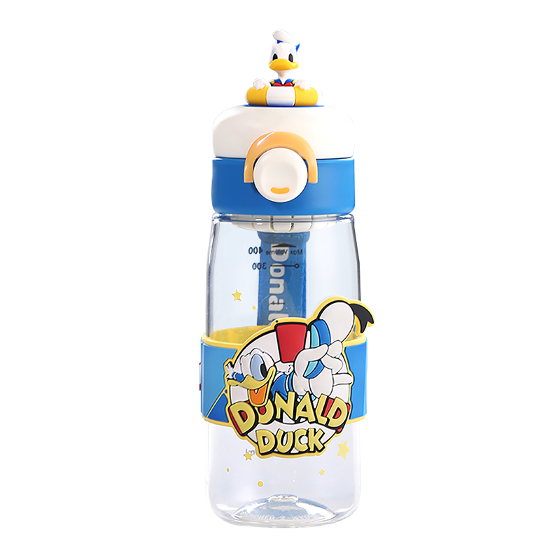 

Пластиковые стаканы для воды 400ml Disney, 3D Doll Bouncing Straight Drink Cup - Donald Duck