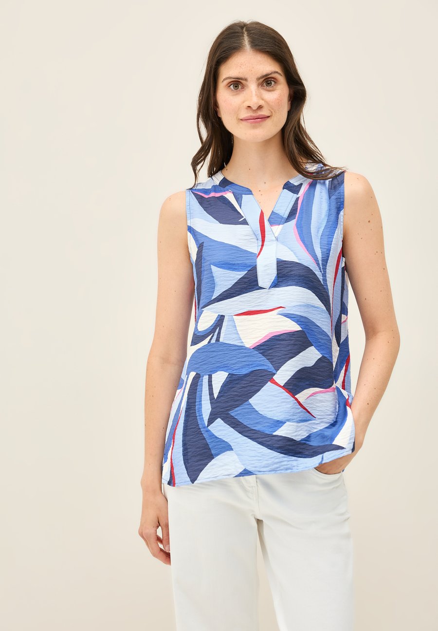 

Блуза Cecil GEMUSTERTES, Blau/Dark Blue